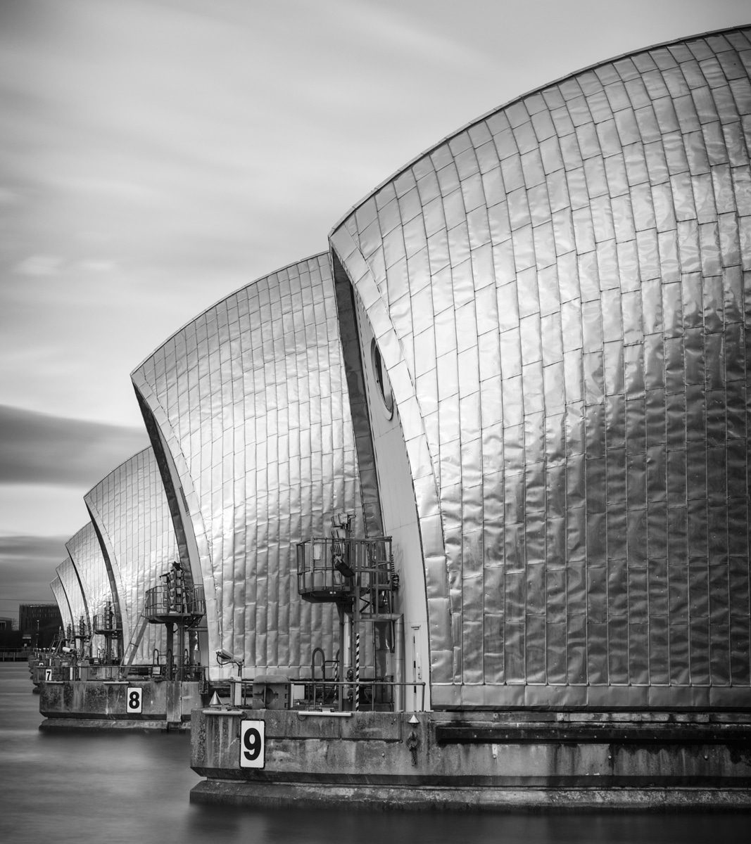 rich clark, thames barrier, abstract, rich clark images, landscape photography