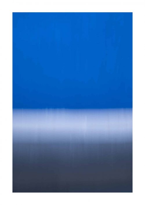 An abstract Rothkoesque photographic image of a breaking wave.