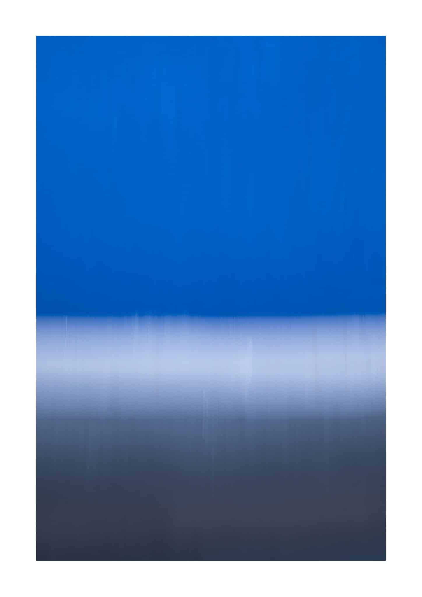 An abstract Rothkoesque photographic image of a breaking wave.